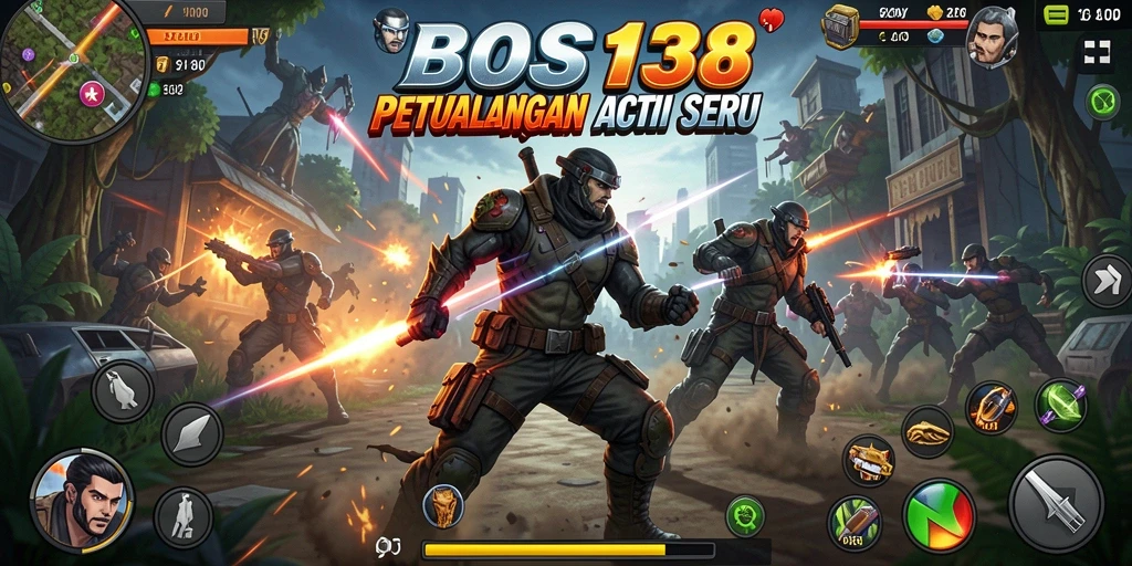 Tampilan gameplay seru dan mendebarkan di BOS138.