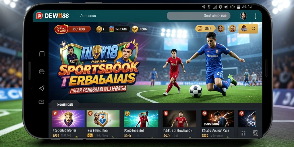 Tampilan gameplay DEWI188 saat taruhan olahraga berlangsung.