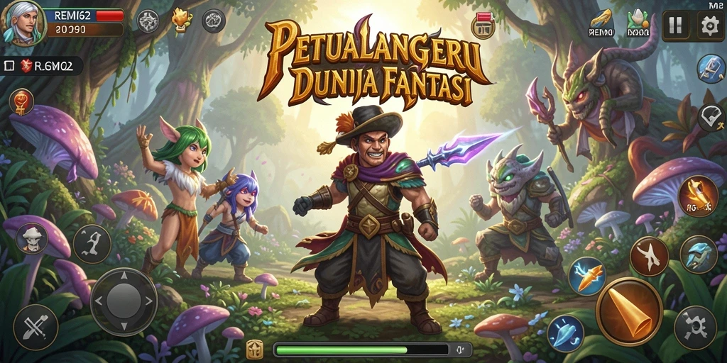 Gameplay menarik di dunia petualangan REMI62.